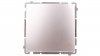 Simon Basic Przycisk światło 10AX 250V, szybkozłącza, srebrny mat BMS1.01/43